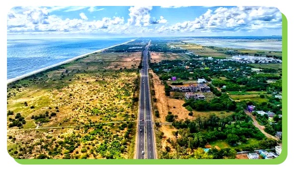 drive along east coast road