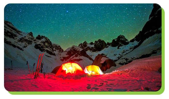 auli try winter camping