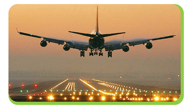 by air
