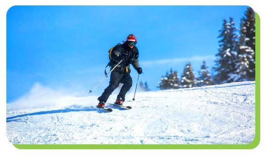 skiing