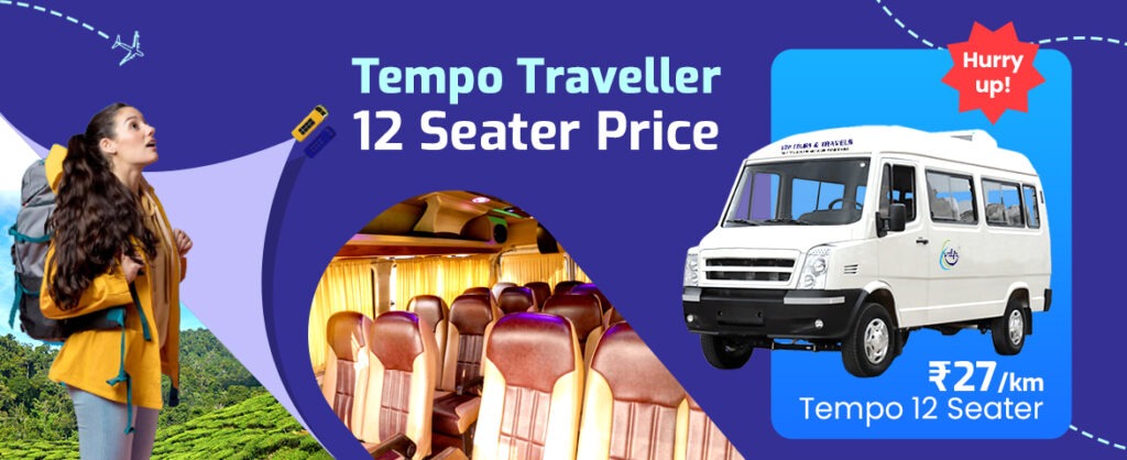tempo traveller 12 seater price
