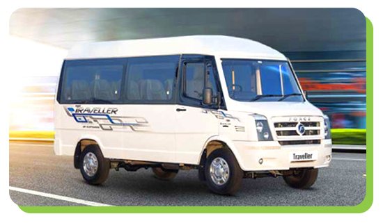 tempo traveller 12 to 17 seater